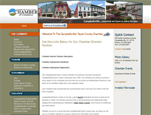 Tablet Screenshot of campbellsvillechamber.com